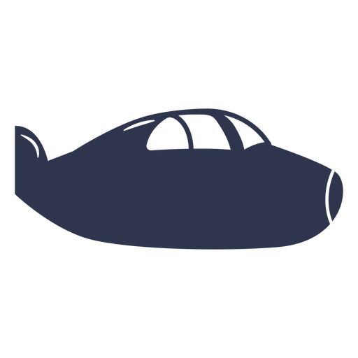 Peque?o perfil de trazo lleno de submarino Diseño PNG