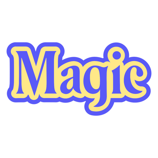 Magisches flaches Zitat PNG-Design