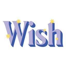 Deseo cotización plana Diseño PNG