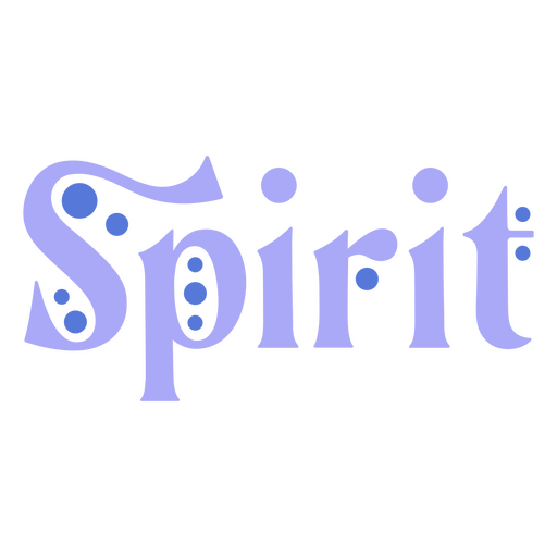 Spirit flat quote PNG Design