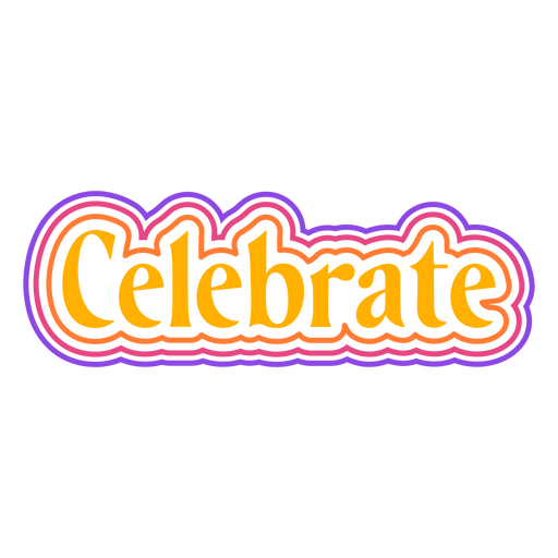 Celebra cotización plana Diseño PNG