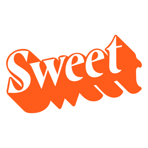 Dulce cita monocromática Diseño PNG