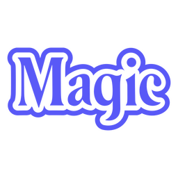 Magic monochromatic quote PNG Design