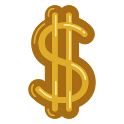 Icono de dinero de signo de dólar Transparent PNG