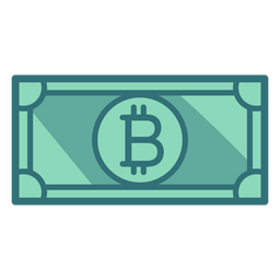 Symbol für Bitcoin-Rechnungsgeld PNG-Design
