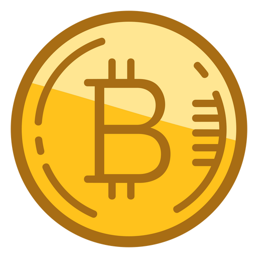 Bitcoin signo moneda dinero icono Diseño PNG