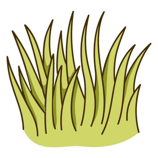 Icono de hierba de jardín Diseño PNG