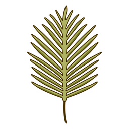 Palm tree leaf gardening icon PNG Design Transparent PNG