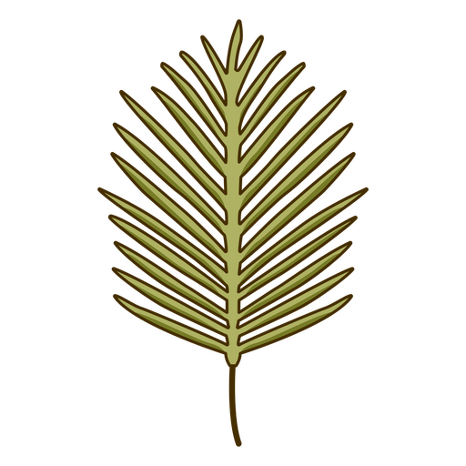 Symbol für die Gartenarbeit von Palmenblättern PNG-Design