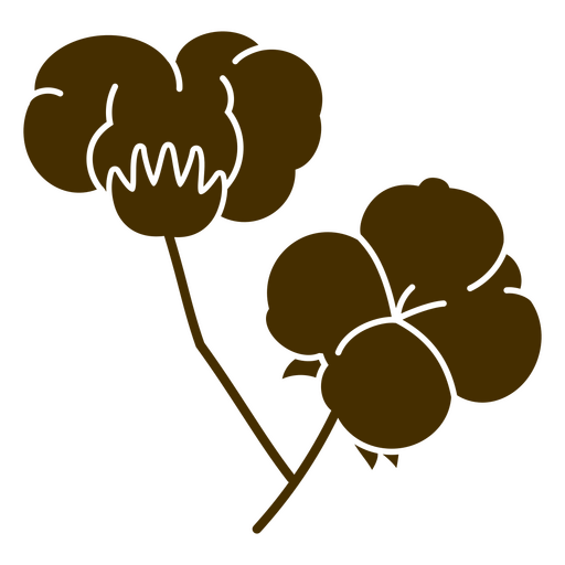 Baumwollpflanze Ausschnitt PNG-Design