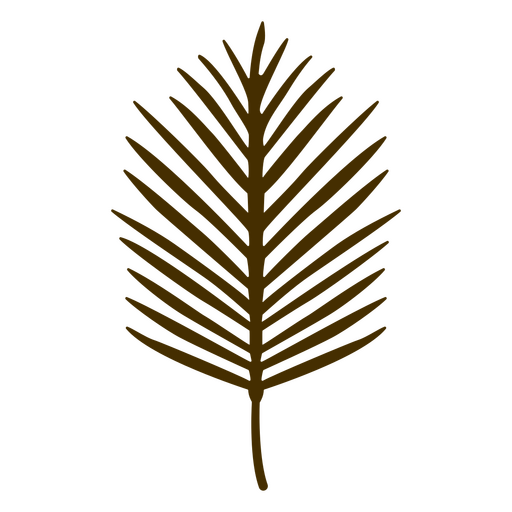 diseño de hoja de palmera Diseño PNG