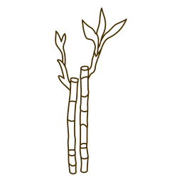 Bengalas de bambu Desenho PNG