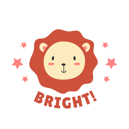 Bright motivational quote badge PNG Design