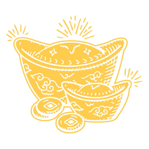 Money boat coins business icon