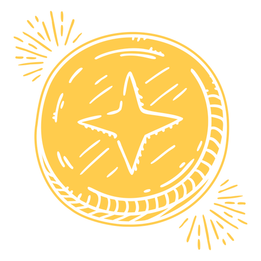 Icono de negocio de moneda de dinero Diseño PNG