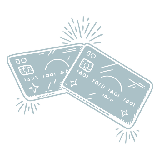 Symbol für das Geschäft mit Geldkarten PNG-Design