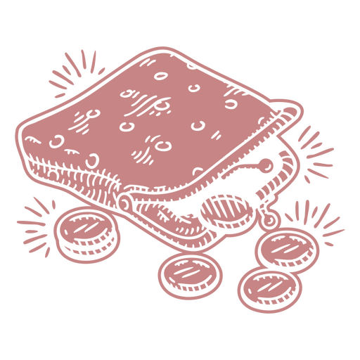 Money coin purse business icon