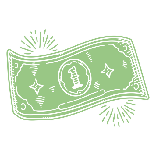 Ícone de finanças de conta de dinheiro Desenho PNG