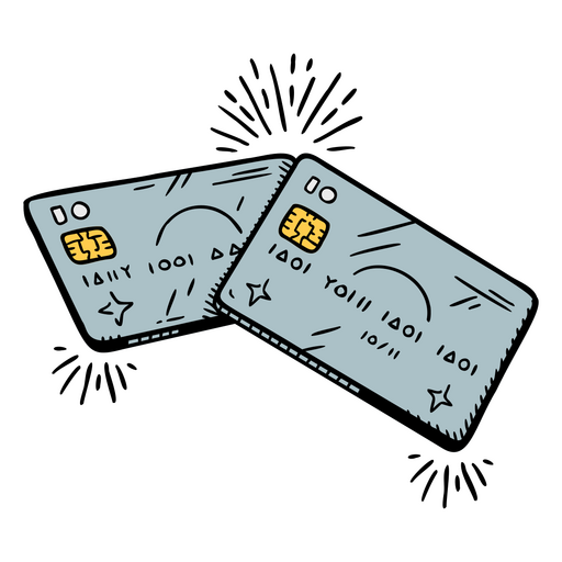Icono de finanzas de negocios de tarjetas de dinero Diseño PNG