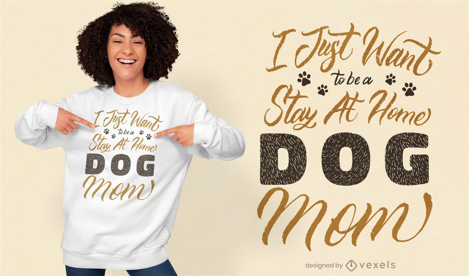 Bleib zu Hause Hund Mama T-Shirt Zitat Design