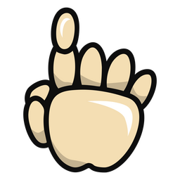 Skeleton Hand Pointing Finger PNG & SVG Design For T-Shirts