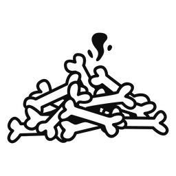 Knochenschlag PNG-Design