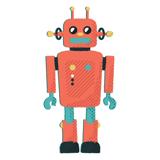 Roboter Kinderspielzeug PNG-Design
