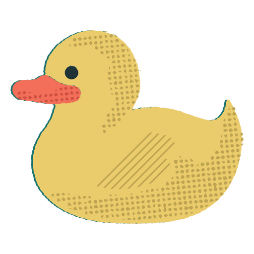 brinquedo de pato de borracha para crianças Desenho PNG