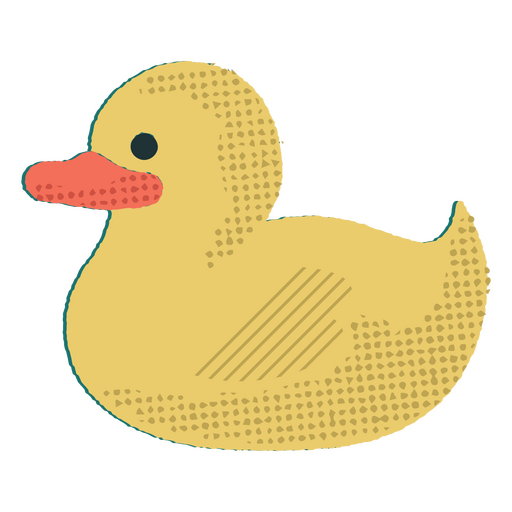 Rubber duck kids toy PNG Design