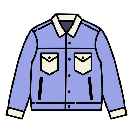 Symbol für Jeansjacke PNG-Design