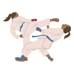 Karatesportler PNG-Design