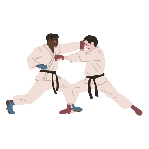 Karate-Sportler PNG-Design