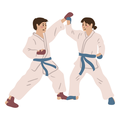 Karate-?bungssportler PNG-Design
