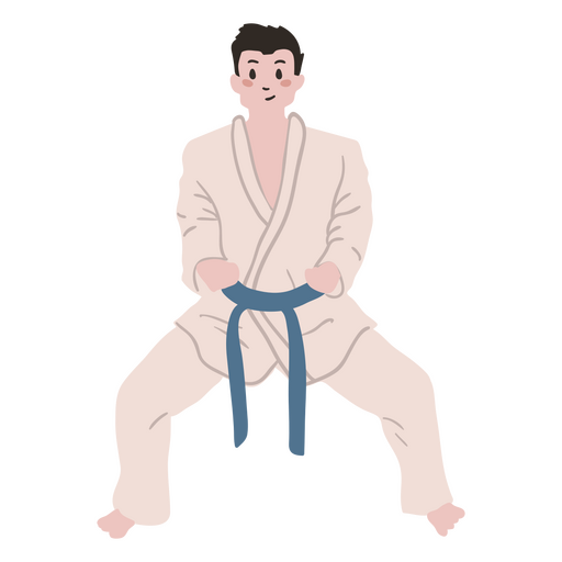 Karate-Mann-Sportler