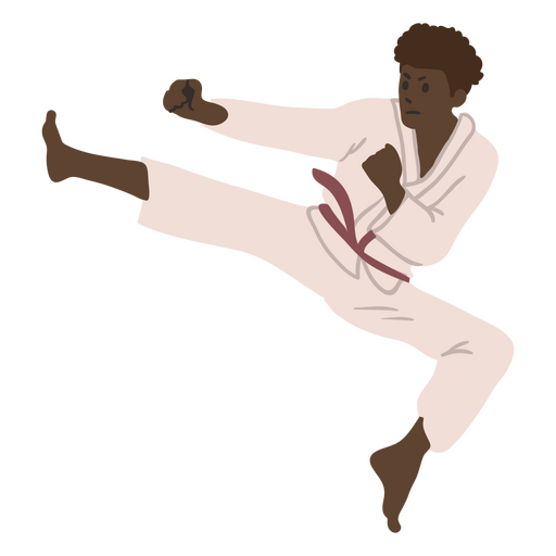 Karate-Kick-Hobby-Leute PNG-Design