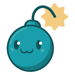 Netter Bomben-Cartoon PNG-Design