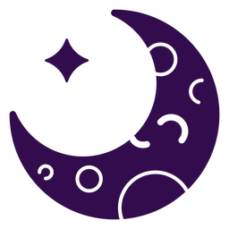 Moon Cut Out Kawaii Halloween Night PNG & SVG Design For T-Shirts