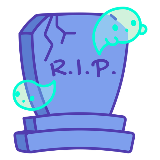 Rip Tombstone Cartoon 4 PNG & SVG Design For T-Shirts