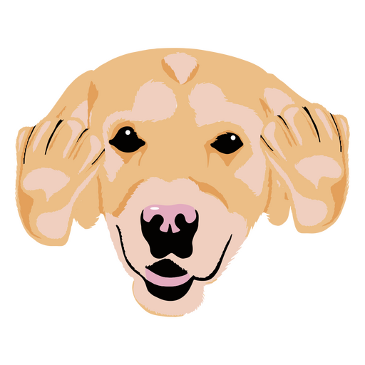 Cachorro cobrindo as orelhas Desenho PNG