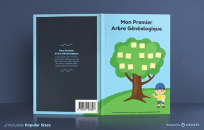 Family tree french book cover design