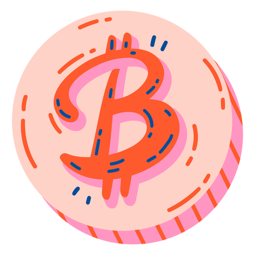Business-Bitcoin-Münzen-Geld-Symbol PNG-Design