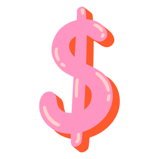 Ícone de dinheiro de símbolo de dólar de negócios