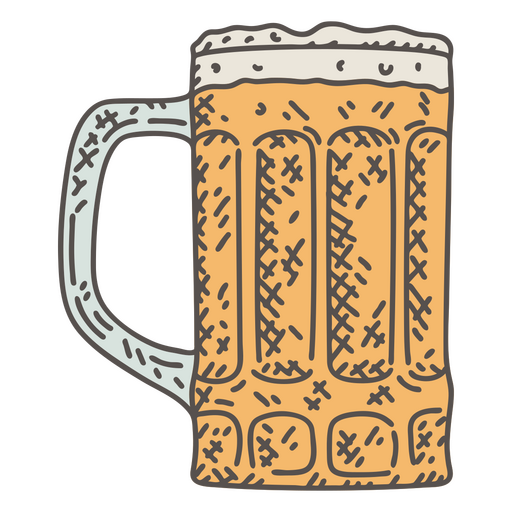 Icono de chuleta de cerveza Diseño PNG