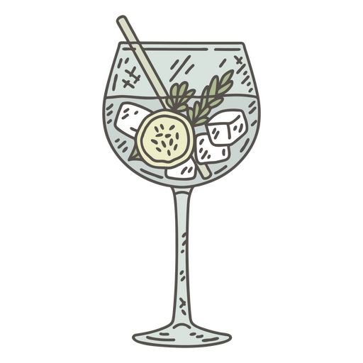 Symbol f?r Cocktailglas PNG-Design
