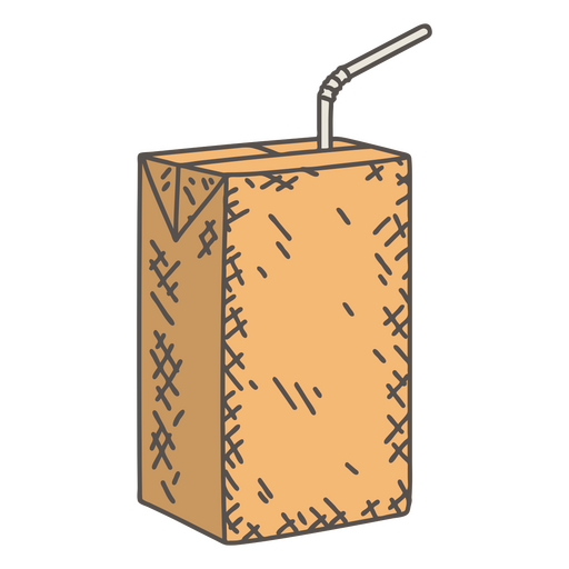 ícone de caixa de suco Desenho PNG