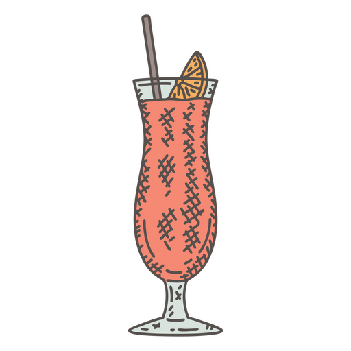 Großes Cocktailglas PNG-Design