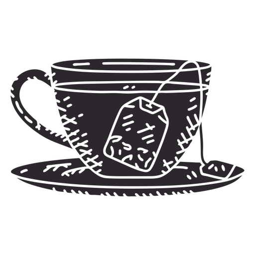 Teacup-Getränk-Element PNG-Design