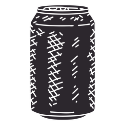 Detailed soda can cutout PNG Design Transparent PNG