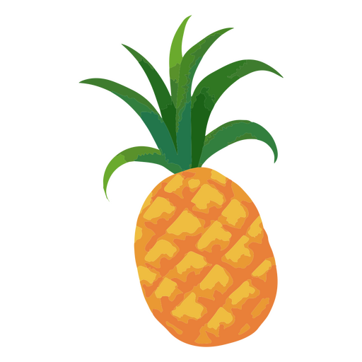 Icono de acuarela de piña Diseño PNG