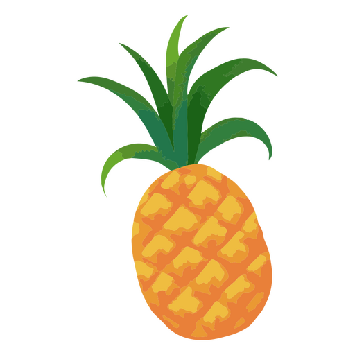 Pineapple watercolor icon PNG Design